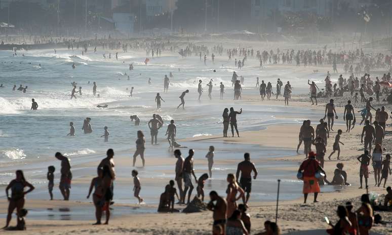 Praia de Ipanema, no Rio de Janeiro
21/06/2020
REUTERS/Ricardo Moraes