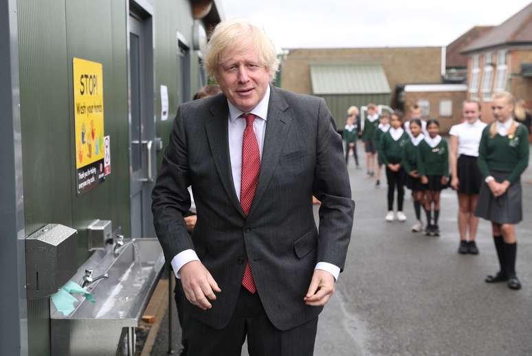 Primeiro-ministro brit&acirc;nico, Boris Johnson. 19/6/2020. Steve Parsons/Pool via REUTERS