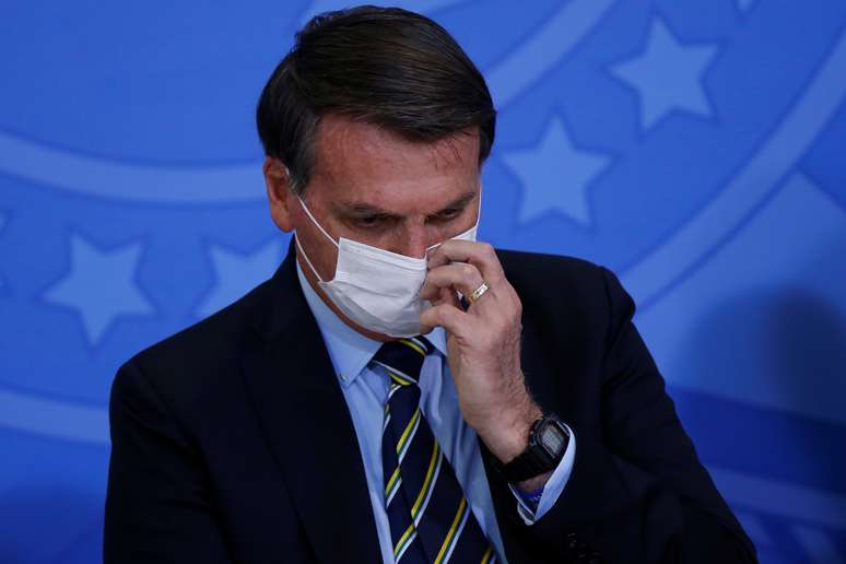 Presidente Jair Bolsonaro em Brasília
17/06/2020
REUTERS/Adriano Machado