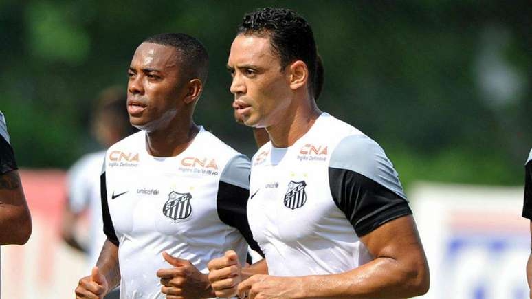 Robinho e Ricardo Oliveira têm portas abertas para retornar ao Peixe (Foto:Ivan Storti/Santos FC)