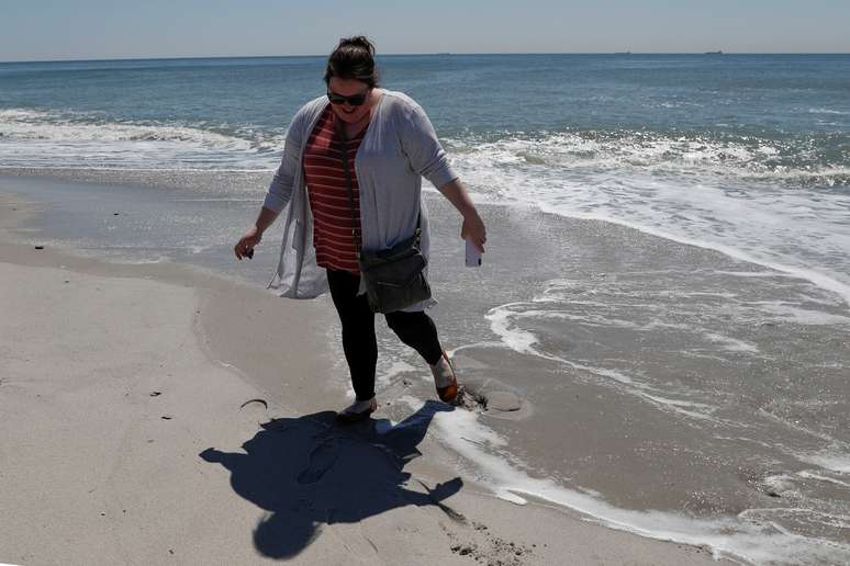 Praia de Long Beach, em Nova York
28/04/2020
REUTERS/Shannon Stapleton