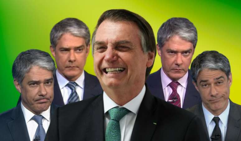Bolsonaro tem 5% de vantagem em relação a Bonner no levantamento sobre credibilidade