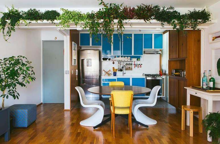 13. Invista em casas decoradas com plantas para melhor qualidade de vida – Foto: Histórias de Casa
