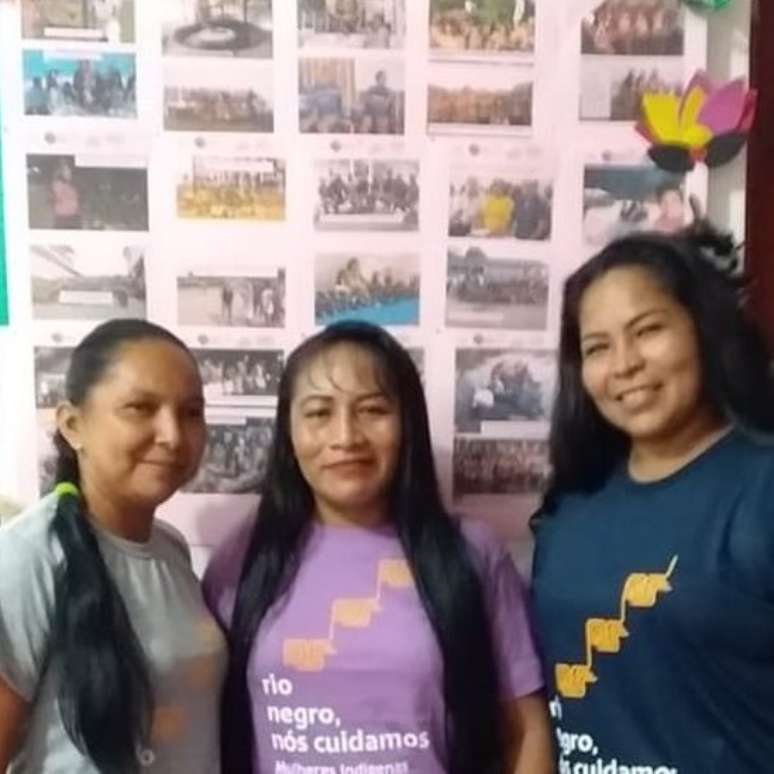Margarida (no centro) &eacute; considerada lideran&ccedil;a importante para as mulheres ind&iacute;genas da regi&atilde;o do Alto Rio Negro