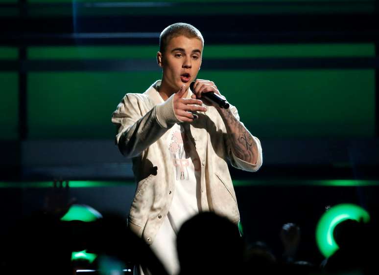 Justin Bieber durante show em Las Vegas
22/05/2016
REUTERS/Mario Anzuoni