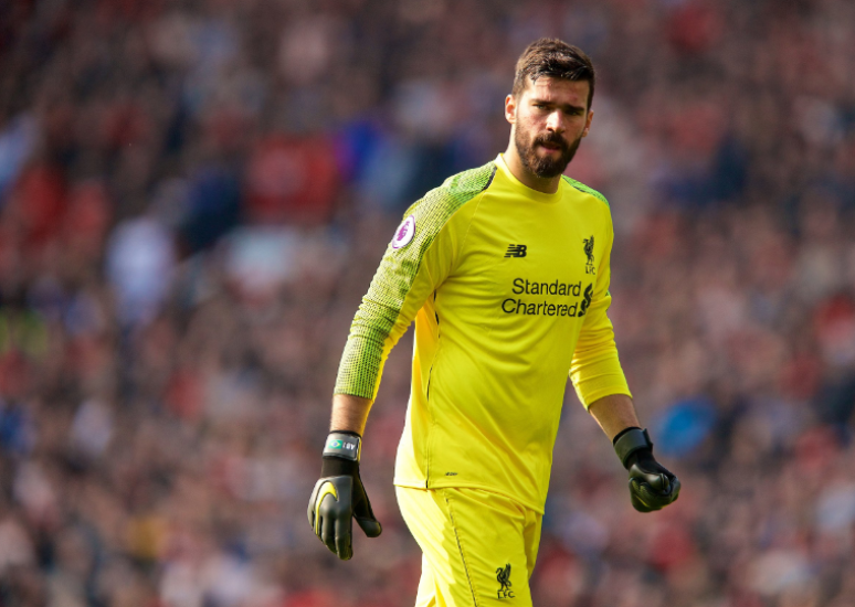 Alisson é o goleiro com mais partidas sem tomar gols na Inglaterra (Foto: Divulgação/Liverpool)