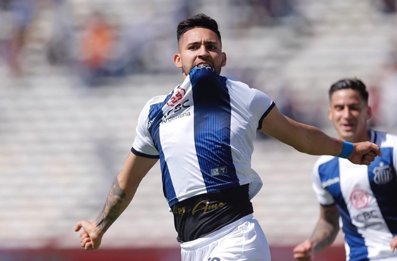 A proposta do Atlético-MG por Nahuel Bustos foi recusada pelo Talleres-ARG, clube do jogador (Foto: Divulgação/Instagram)