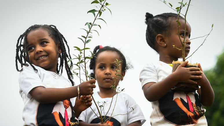 A Etiópia adotou a criação de florestas como parte de seu plano climático