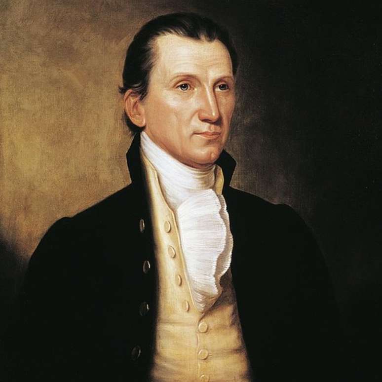 James Monroe foi enviado &agrave; Fran&ccedil;a para negociar a compra de Nova Orleans e acabou comprando toda a col&ocirc;nia de Louisiana