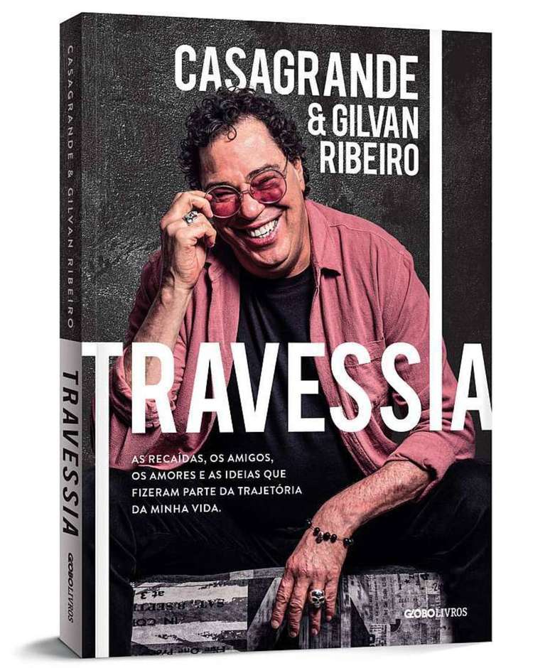 Capa do livro Travessia, escrito por Gilvan Ribeiro e Casagrande