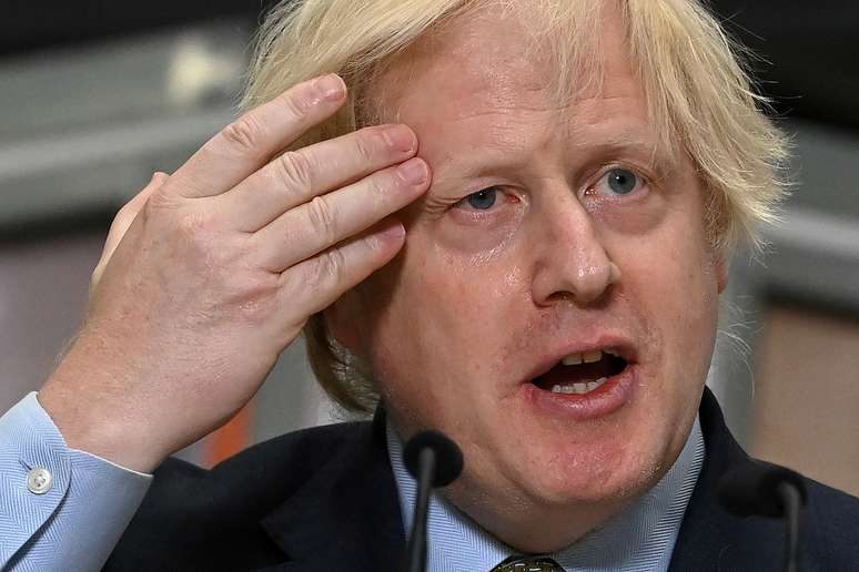 Primeiro-ministro britânico, Boris Johnson.  Paul Ellis/Pool via Reuters