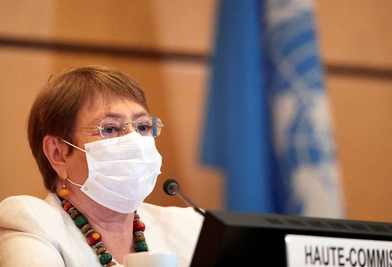 Alta comissária de direitos humanos da ONU, Michelle Bachelet
30/06/2020
REUTERS/Denis Balibouse