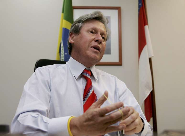 Arthur Virg&iacute;lio Neto em etrevista &agrave; Reuters em Bras&iacute;lia
 22/8/2006 REUTERS/Adriano Machado 