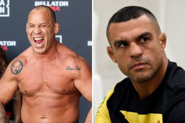 Wanderlei Silva e Vitor Belfort são rivais, mas se enfrentaram apenas uma vez (Foto: Bellator/UFC)