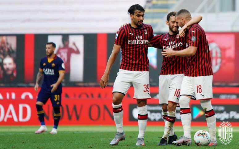 Milan conseguiu vitória importante contra a Roma na última rodada (Foto: Divulgação / Milan / Site Oficial)