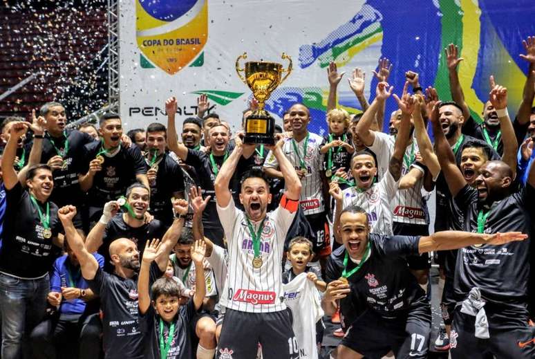 A equipe do Corinthians de futsal é uma das potências no esporte nacional (Foto: Agência Corinthians)