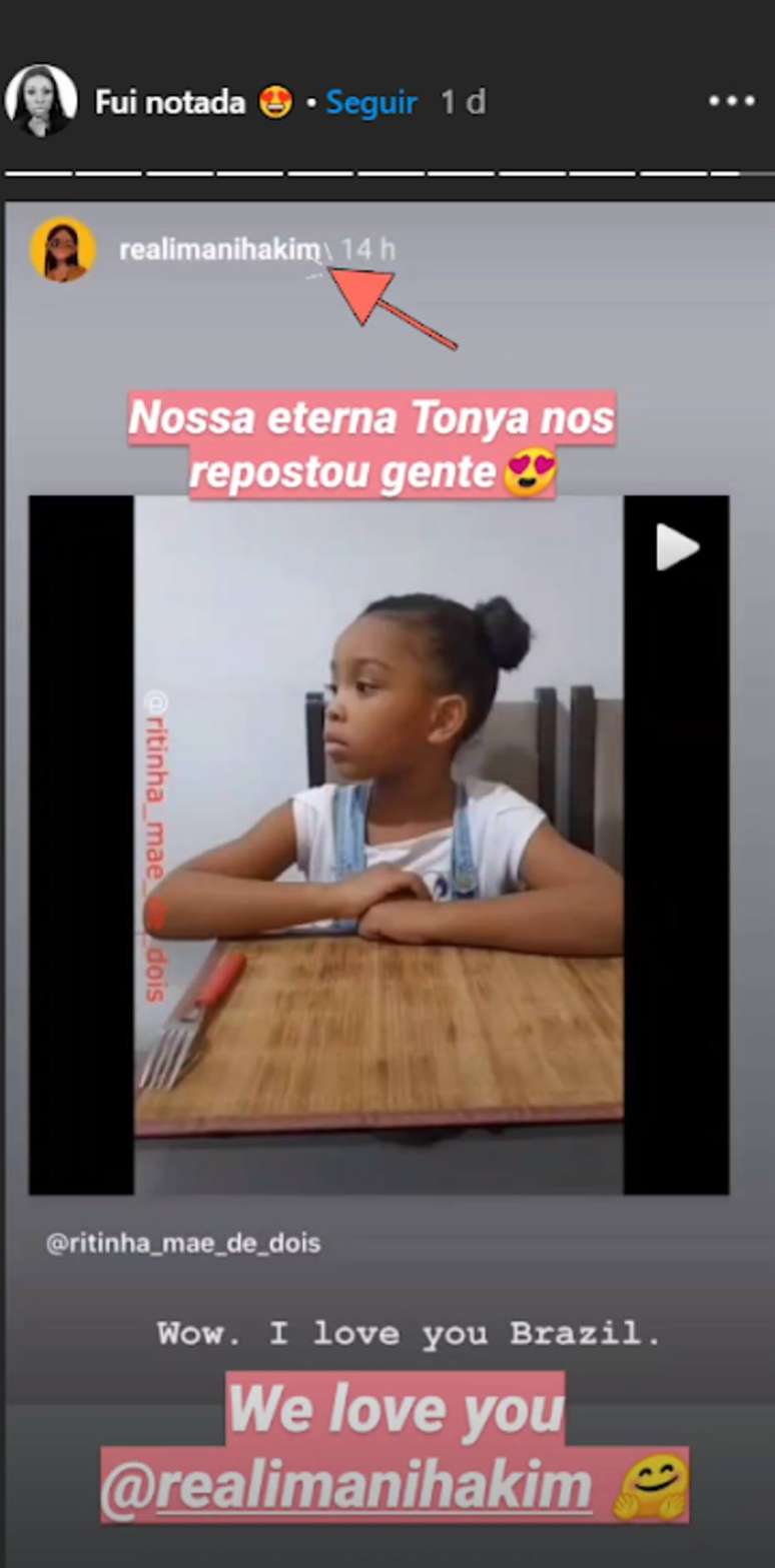 Imani Hakim, que viveu Tonya em 'Todo Mundo Odeia o Chris', divulgou um vídeo da família