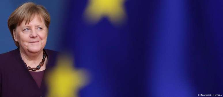 "Este é o maior desafio que a União Europeia já enfrentou", disse Merkel sobre a crise do coronavírus