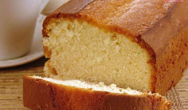 BOLO INGLÊS DE BAUNILHA  TIPO PULLMAN (POUND CAKE) 