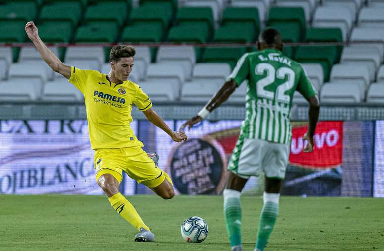 Villarreal marcou os dois gols da vitória contra o Betis ainda no primeiro tempo (Foto: Divulgação/Villarreal)