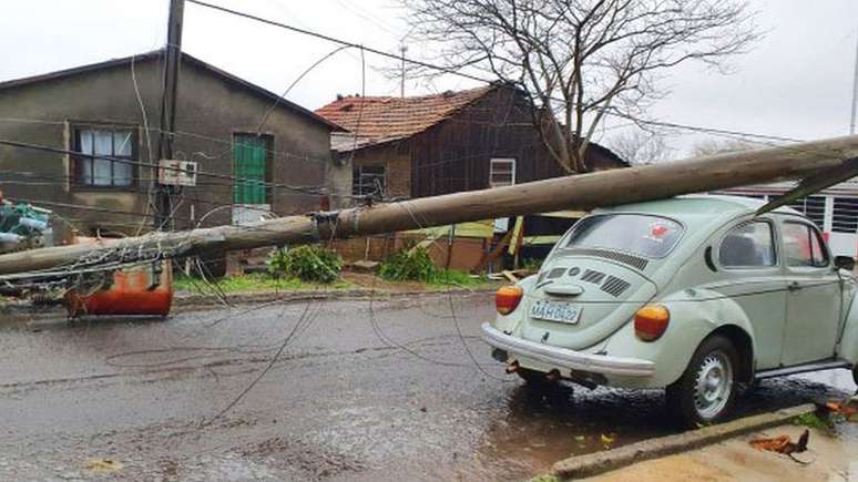 Formação de ciclones intertropicais ocorrem do encontro de duas massas: uma de ar quente e outra de ar frio