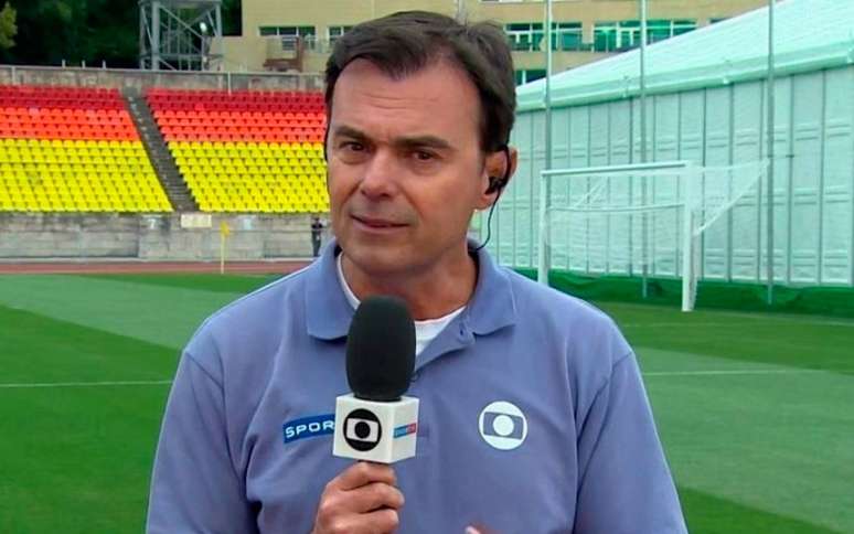 Tino Marcos é um dos grandes nomes do jornalismo esportivo da "Globo" (Foto: Divulgação/ Twitter)