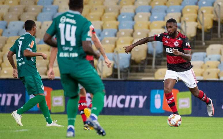 Coringa em alta: Gerson foi o cara do Flamengo diante do Boavista (Foto: Alexandre Vidal / Flamengo)