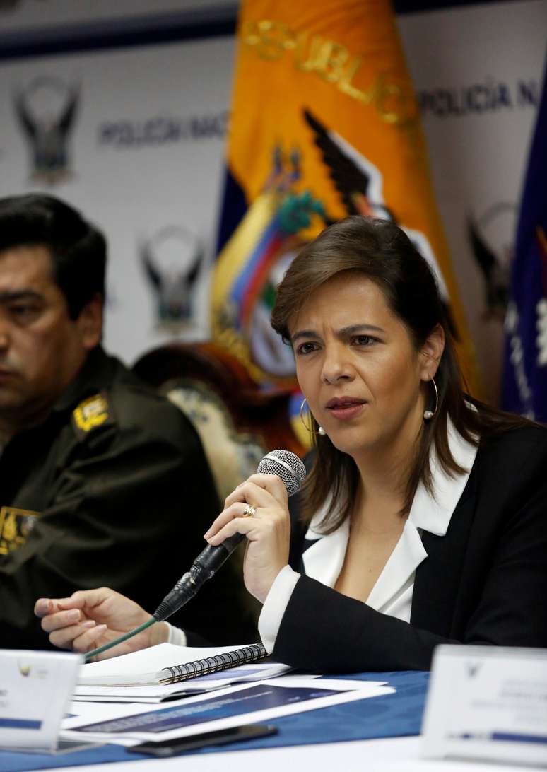 Ministra do Interior do Equador, Maria Paula Romo
15/10/2019
REUTERS/Daniel Tapia