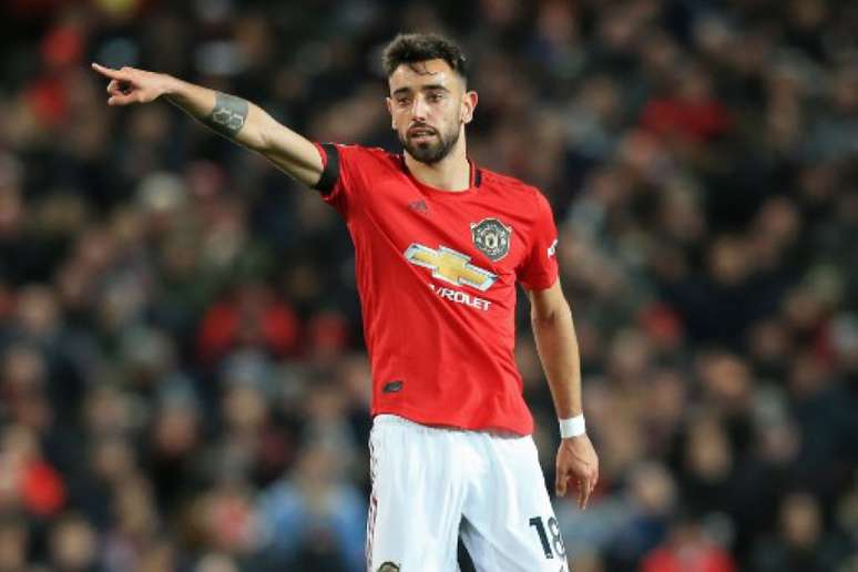 Bruno Fernandes vive um momento excelente no Manchester United (Foto: LINDSEY PARNABY / AFP)