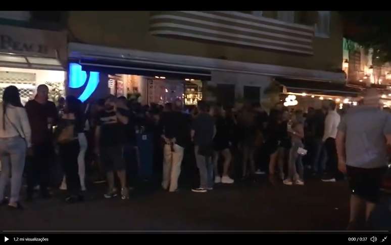 Primeira noite de reabertura dos bares no Rio de Janeiro