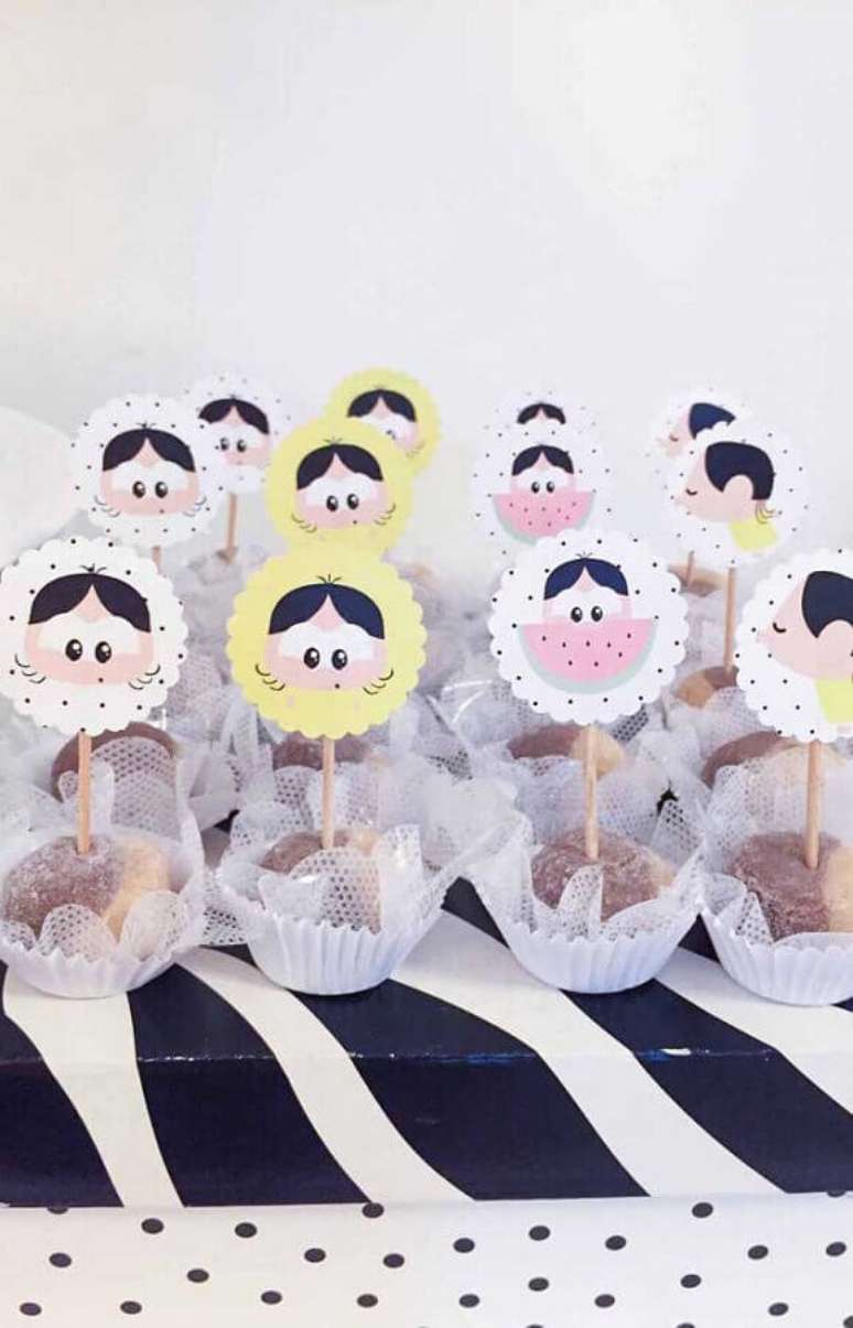 27. Docinhos decorados para festa da Magali baby &ndash; Foto: Pinterest