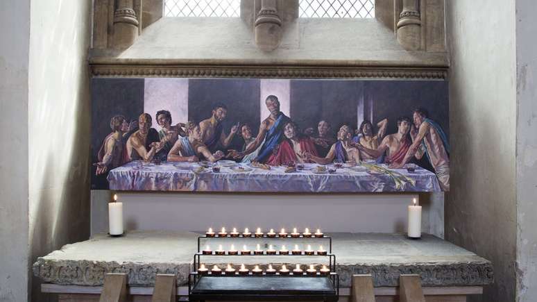 Apoiadora do movimento Black Lives Matter em St Albans diz que o quadro da catedral causou uma conversa sobre o tema na comunidade