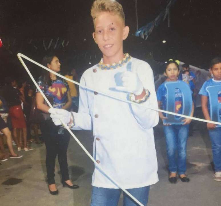 Mizael Fernandes da Silva, de 13 anos
