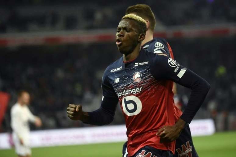 Victor Osimhen fez grande temporada no Lille, da França (Foto: AFP)