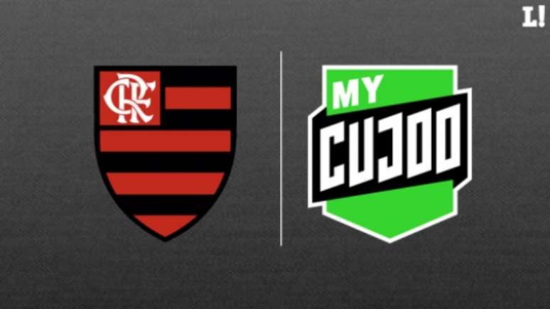 Flamengo e MyCujoo firmaram parceria para o jogo deste domingo (Foto: Arte/Lance!)