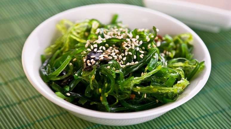 As algas são parte do cardápio japonês