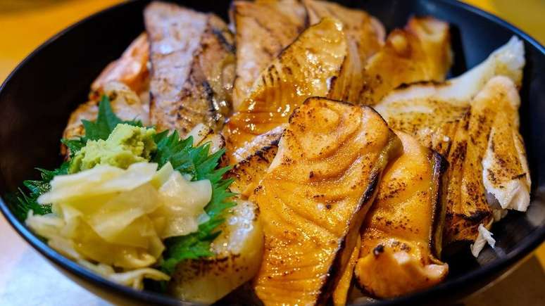 Peixe no lugar de carne, arroz no lugar de trigo &eacute; parte da chave da comida japonesa