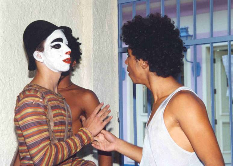 Junior durante sua participa&ccedil;&atilde;o na novela 'Estrela-Guia', em 2001 &nbsp;