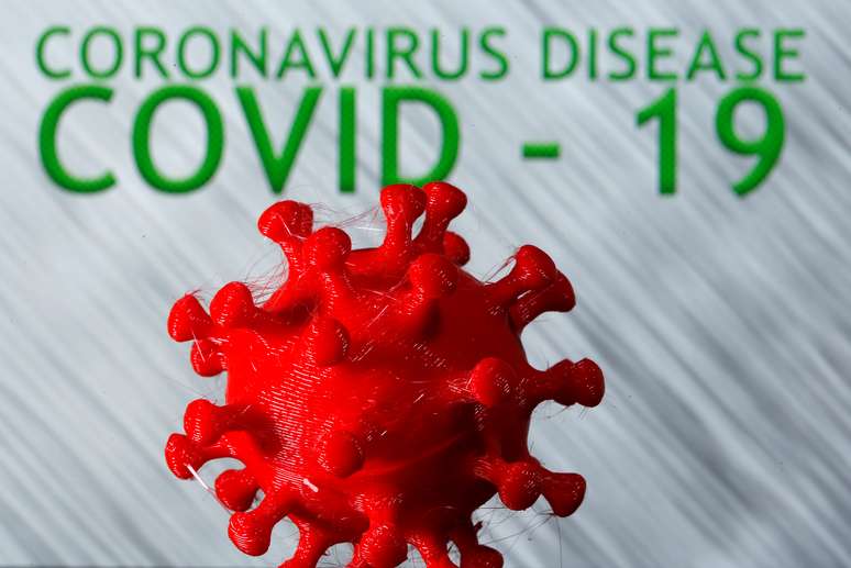 Modelo do coronavírus impresso em 3-D
25/03/2020 REUTERS/Dado Ruvic