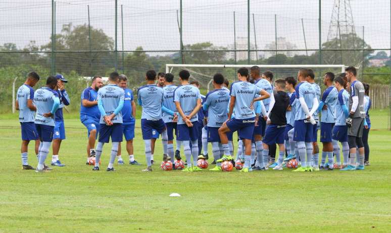 As atividades das categorias de base do Grêmio foram retomadas nesta segunda-feira (Foto: Divulgação/Rodrigo Fatturi)