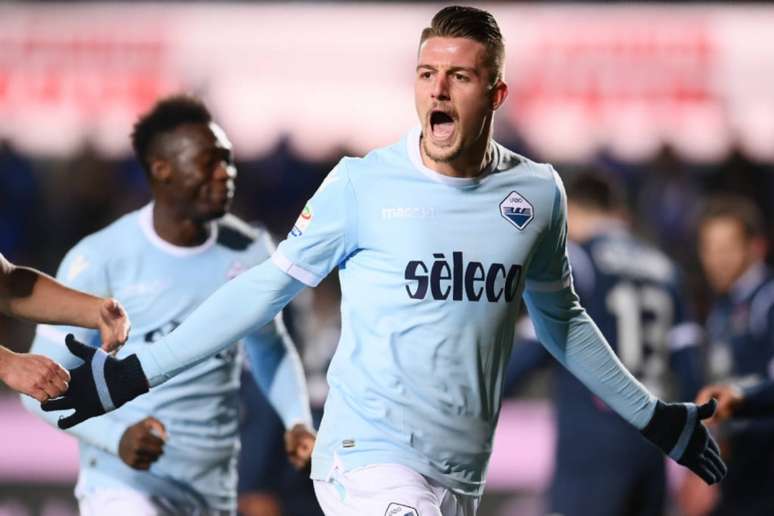 Milinkovic-Savic em ação pela Lazio, da Itália (Foto: Divulgação)