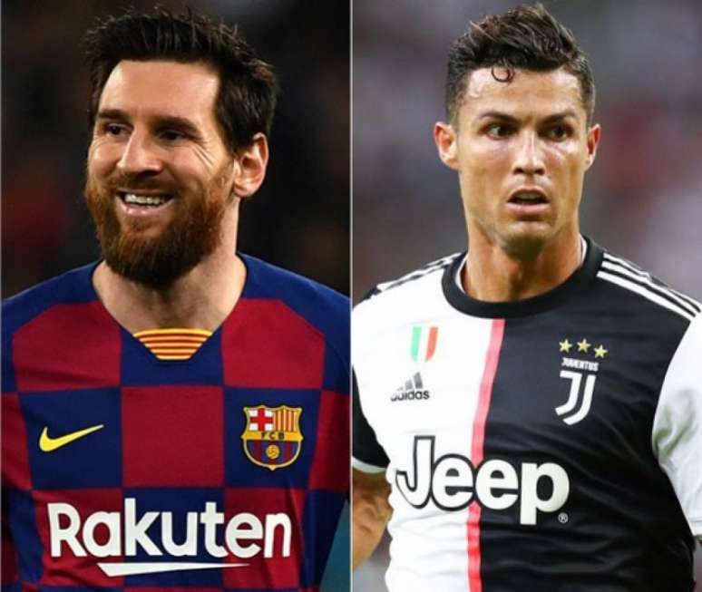 Messi e Cristiano Ronaldo são duas das grandes estrelas do futebol mundial (Monstagem)