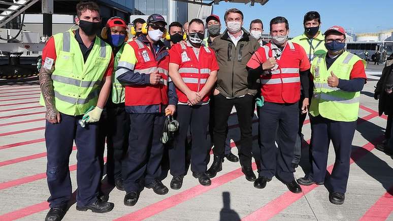 Presidente sobrevoou Santa Catarina no fim de semana