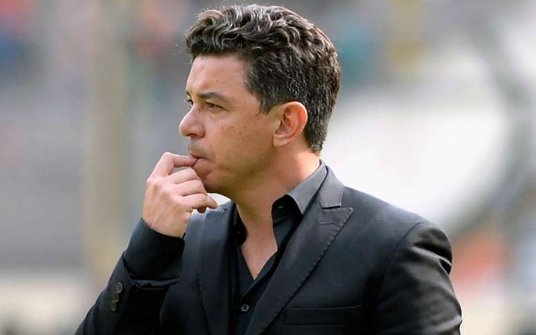 Marcelo Gallardo é o atual treinador do River Plate (Foto: ERNESTO BENAVIDES / AFP)