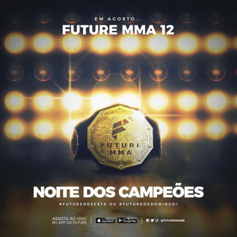 Evento que marcará o retorno das atividades do Future MMA contará com cinco disputas de título (Foto: Divulgação)