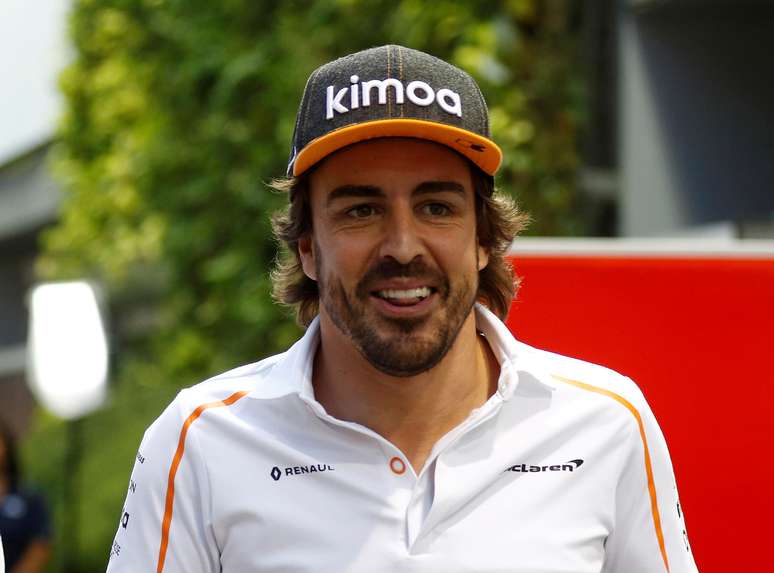 Fernando Alonso durante Grande Prêmio de Cingapura em 2018
16/09/2018 REUTERS/Edgar Su