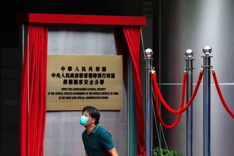Escritório de segurança nacional temporário da China em Hong Kong 
08/07/2020
REUTERS/Tyrone Siu