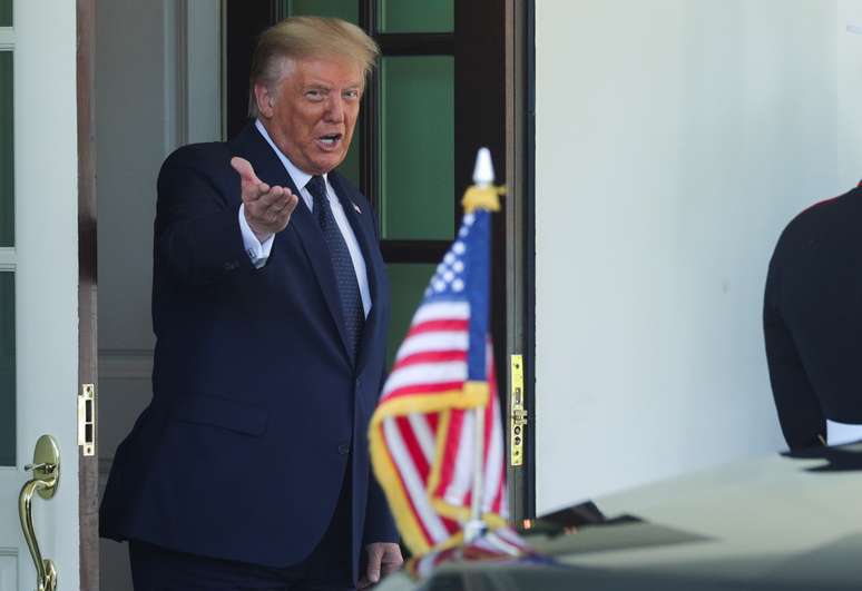 Presiente dos EUA, Donald Trump, na Casa Branca
08/07/2020 REUTERS/Tom Brenner