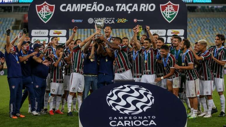 Fluminense levantou o título da Taça Rio (FOTO: LUCAS MERÇON / FLUMINENSE F.C.)