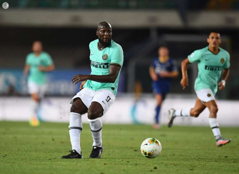 Lukaku passou em branco na partida desta quinta-feira (Foto: Divulgação / Inter de Milão)